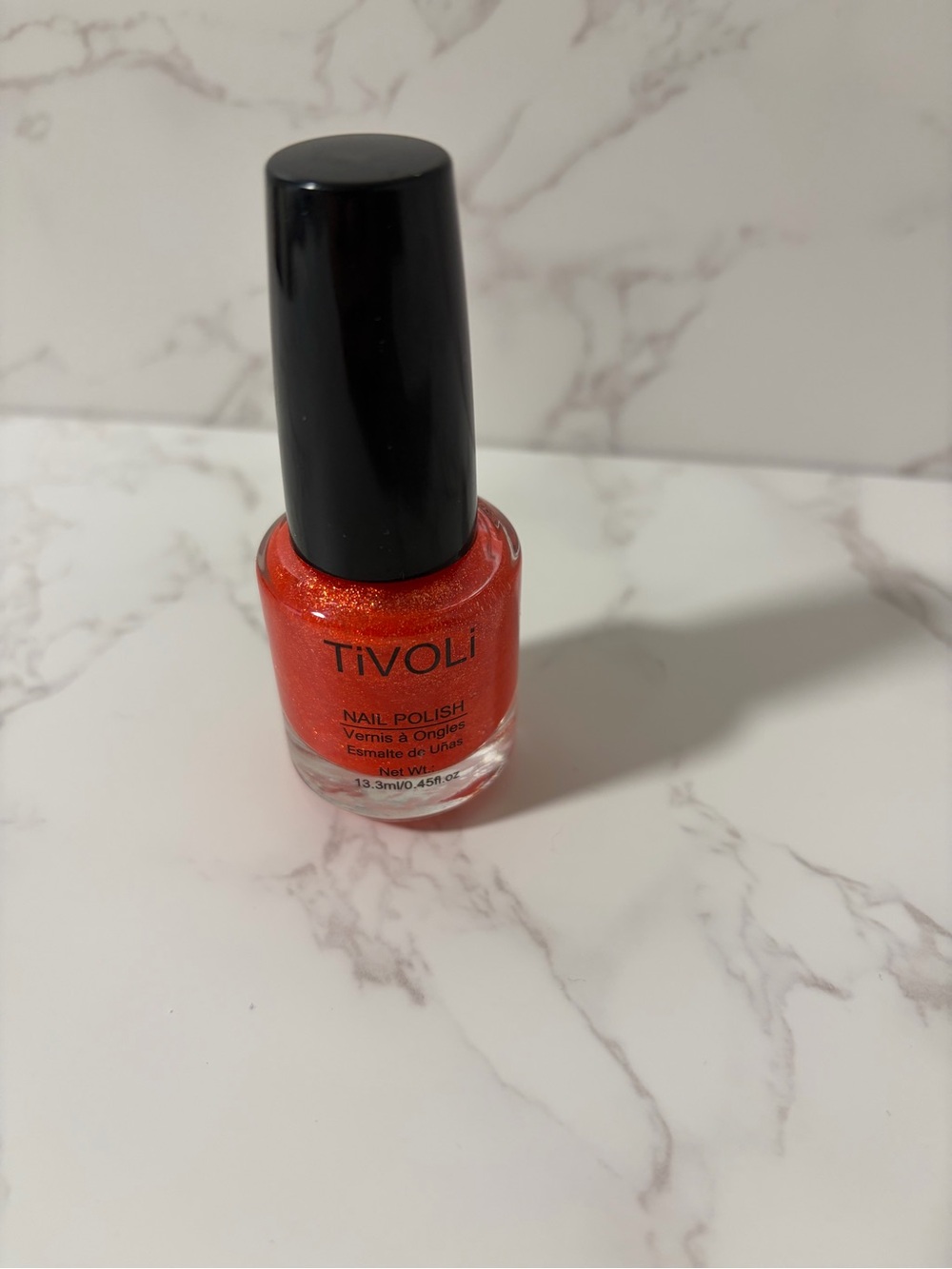 Tivoli Shimmery Orange Nail Lacquer